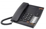 Σταθερό Ψηφιακό Τηλέφωνο Alcatel Temporis 380 Μαύρο, με Ανοιχτή Ακρόαση και Υποδοχή Σύνδεσης Ακουστικού Κεφαλής (RJ9)