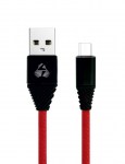 POWERTECH Καλώδιο USB σε Micro USB alu PTR-0011, copper, 1m, κόκκινο