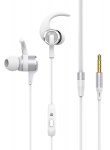 YISON Sports earphones EX230-WH με μικρόφωνο, 10mm, 1.2m, λευκό