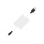 Καλώδιο Σύνδεσης Hoco X21 Σιλικόνης USB σε Micro 2.0A Fast Charging 1μ. Μαύρο - Λευκό