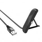 Καλώδιο Σύνδεσης Hoco U66 Με Βάση Στήριξης USB σε Lightning Fast Charging 2.4A 18W Μαύρο 1.2μ
