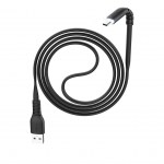 Καλώδιο σύνδεσης Hoco X44 Soft Silicone USB σε Micro-USB 2.4A με Ανθεκτική Σιλικόνη και Φωτεινή Ένδειξη 1μ. Μαύρο