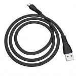 Καλώδιο σύνδεσης Hoco X40 Noah USB σε Micro-USB Fast Charging 2.4A Μαύρο 1μ
