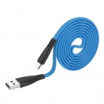 Καλώδιο σύνδεσης Hoco X42 USB σε Micro-USB 2.4A Fast Charging με Ανθεκτική Σιλικόνη 1μ. Μπλε