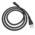 Καλώδιο σύνδεσης Hoco X40 Noah USB σε Lightning Fast Charging 2.4A Μαύρο 1μ