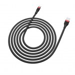 Καλώδιο Σύνδεσης Hoco U72 Σιλικόνης USB σε Micro-USB 2.4A Fast Charging 1.2μ. Μαύρο