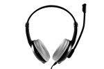 Ακουστικά Stereo Media-Tech MT3573 EPSILION USB με Μικρόφωνο και Ενσωματωμένο Χειριστήριο με Πλήκτρα Ελέγχου Μαύρα