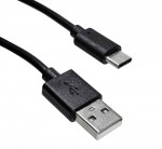 Καλώδιο σύνδεσης Jasper USB-C 2,1Α Μαύρο 0.5m