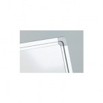 Ασπροπίνακας SMIT-VISUAL μαρκαδόρου, Πορσελάνης - Μαγνητικός με πλαίσιο αλουμινίου (enamel steel) - 120x150 cm